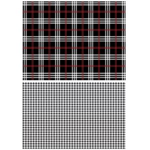 Siirtokuva Gingham Black
