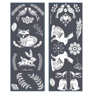 Folk Art (2-pack) - verkkosapluuna
