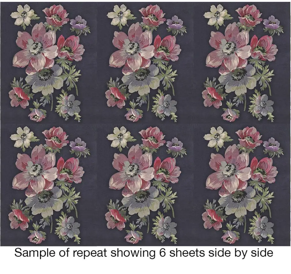 "Lily's Florals" esiliisteröity palatapetti (paketti) - Image 7