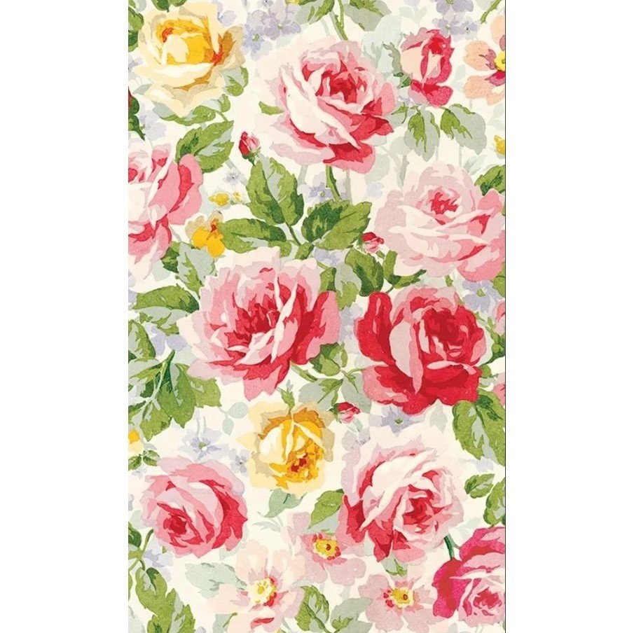 "Summer Roses" esiliisteröity palatapetti (yksittäin)