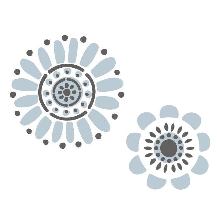 DM-Folk Art Flowers "2 pack"