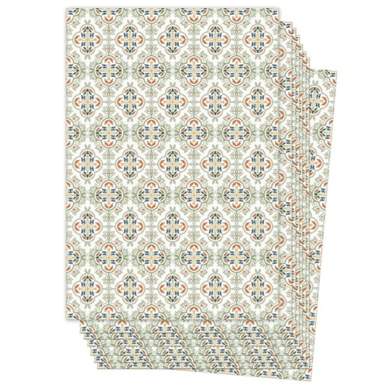 "Cafe Tile" esiliisteröity palatapetti (paketti)