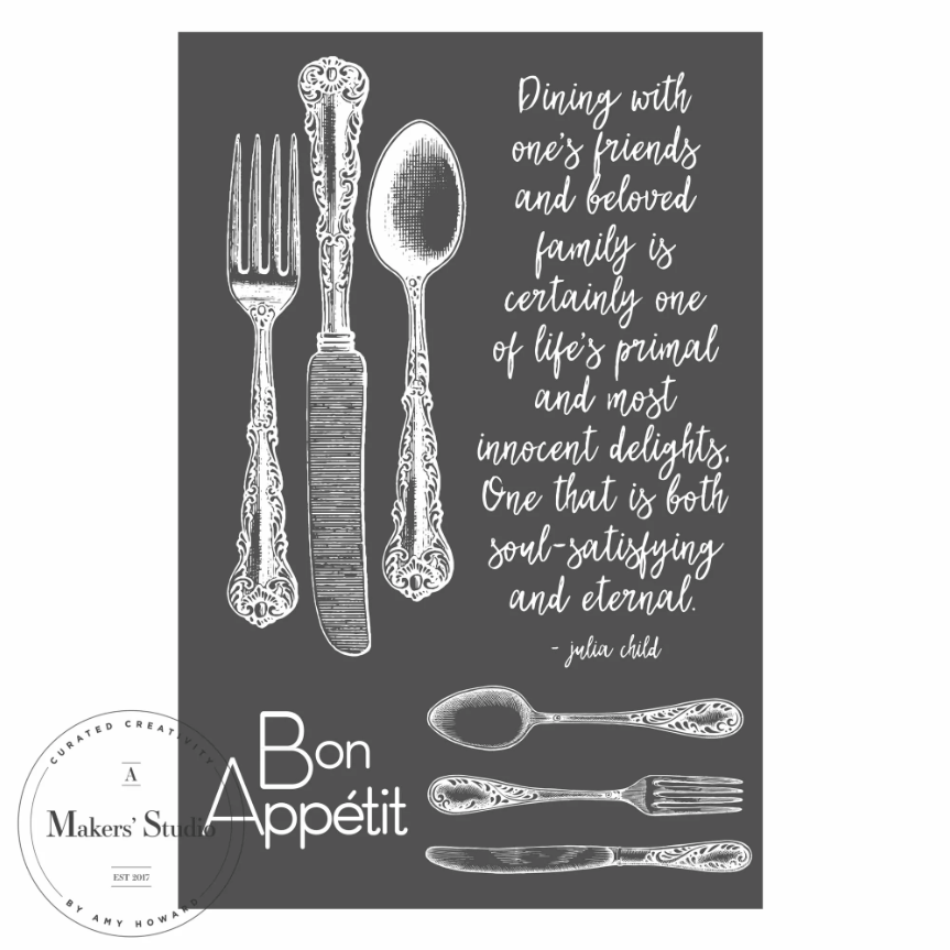 Bon Appetit Julia Child - verkkosapluuna